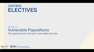 Vulnerable Populations Recognising and caring for vulnerable persons [upl. by Eikceb43]