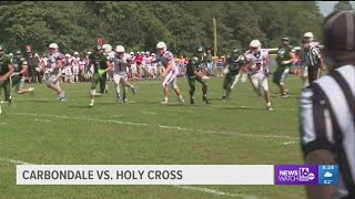 Carbondale gets Week 4 win over Holy Cross [upl. by Acinoed]