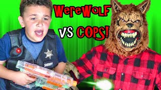 SNEAKY WEREWOLF BATTLE WEREWOLF vs COPS [upl. by Lerej]