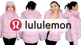 LULULEMON WUNDER PUFF Jacket Review Meadowsweet Pink [upl. by Ardnuahc676]