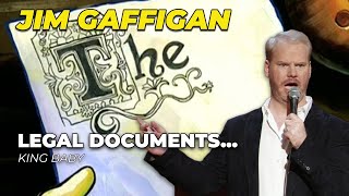 quotLegal Documentsquot  Jim Gaffigan Stand up King Baby [upl. by Trik632]