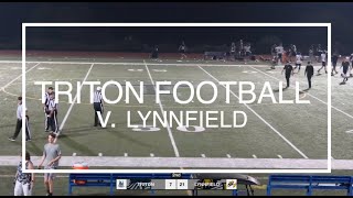 Triton Football v Lynnfield 9823 [upl. by Nueoras]