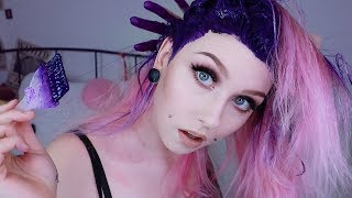 Dying my Hair Purple ☯ FROM PINK TO PURPLE with IrresistibleMe [upl. by Arleen379]