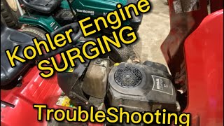 Kohler Engine Surging Problem and possible solution Kohler Courage Single [upl. by Ytrebil]