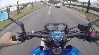 SUZUKI GSX 1000 S TEST RIDE ESCAPE ATALLA FULL AÇO INOXIDAVEL [upl. by Tobe]