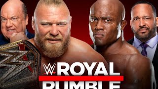 Brock Lesnar vs Bobby Lashley WWE Championship at WWE Royal Rumble 2022 Full Match [upl. by Imehon]