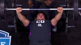 Quenton Nelson 2018 NFL Scouting Combine workout  Mar 2 2018 [upl. by Ennovaj59]