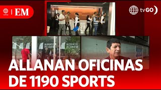 Allanamiento de oficinas de 1190 Sports en investigación a la FPF  Edición Mediodía  Noticias Perú [upl. by Alisha]