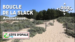 Boucle de la Slack  Ambleteuse  Côte dOpale [upl. by Dijam494]