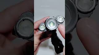 Adjustable Head Torch Flashlight Rechargeable 3 Headed 3 in 1 Movable Torchytshorts gadgets [upl. by Erised]