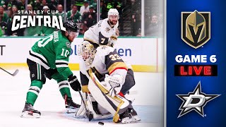 Dallas Stars vs Vegas Golden Knights  Live Action  Game 6  Stanley Cup Playoffs [upl. by Trometer]