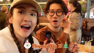 Vlogmas Day 13  首次去School Tour  原來整天都在食  青春本我燈箱打卡 [upl. by Ahtiekahs]