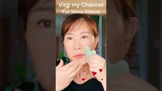 Simple Gua Sha to Erase Frown Lines Remove Double Chin Lift the Entire Face skincare faceyoga [upl. by Anesuza380]