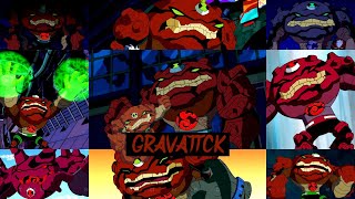 All gravattack transformations in all Ben 10 series [upl. by Nairahcaz]