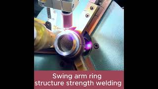 Swing arm ring structure strength welding [upl. by Duahsar]