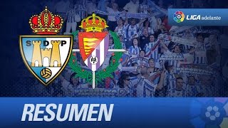 Resumen de SD Ponferradina 20 Real Valladolid [upl. by Olrac]