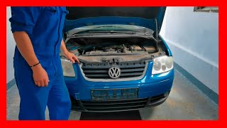 How To Remove Headlights On VW TOURAN [upl. by Idnam211]