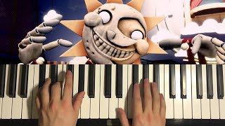 FNAF Security Breach  Daycare Theme Piano Tutorial Lesson [upl. by Enaitsirhc623]