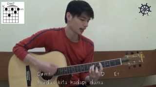 Akustik Gitar  Belajar Lagu Teman Hidup  Tulus [upl. by Eradis]