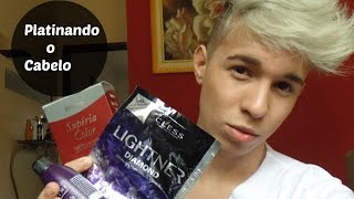 Tutorial Cabelo Platinado  Como Platinar o Cabelo em Casa [upl. by Roxanne]