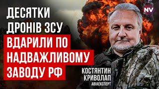 Техновійна від ЗСУ Палає та вибухає завод по виробництву порохів для РФ  Костянтин Криволап [upl. by Anoit]