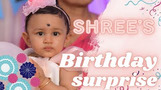 Shrees 1st Birthday Birth Day Video 2024  Cute Baby Cinematic Video [upl. by Blanka]