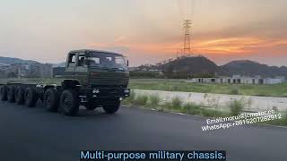 Customization OEM Full Drive 6 Axle Military Truck Chassis 12x12 Transporterectorlaunch Vehicle [upl. by Korney]