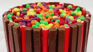 DIY Desserts Yummy Skittles Cake and More Tasty Cakes by Hooplakidz How To [upl. by Llebyram110]