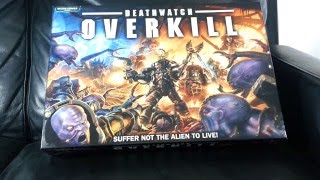 Deathwatch Overkill Unboxing Models and Paint Scheme Discussion [upl. by Arch]