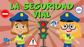 LA SEGURIDAD VIAL  Vídeos Educativos para Niños [upl. by Athiste]