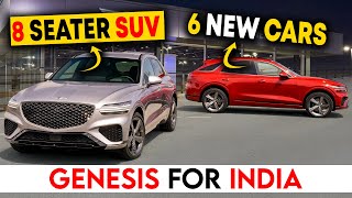 6 New Genesis Cars Planned for Mega India Launch   Official Launch Details [upl. by Ytirev]