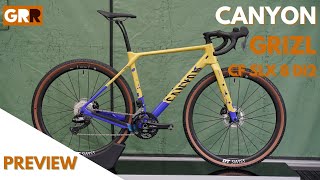 Canyon Grizl CF SLX 8 Di2  Preview  El mejor montaje de la gravel más polivalente [upl. by Nuahsyd922]