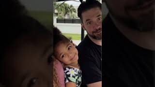 Alexis Ohanian 🌹 🌺 and His daughter Olympia shorts youtubeshorts trending viralvideo [upl. by Colson]