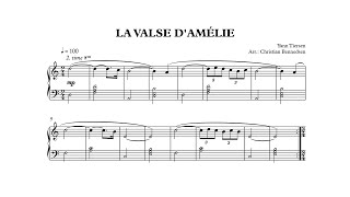 La valse dAmélie  Piano [upl. by Ysnap]