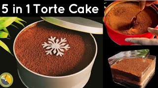 💯Trending 5 in 1 torte cake perfect ആയി വീട്ടിൽ തന്നെ ഉണ്ടാക്കാം  Chocolate Dream Cake trending [upl. by Dusty]