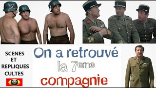 ON A RETROUVEE LA 7EME COMPAGNIE 1975  Répliques et scènes cultes [upl. by Massiw]