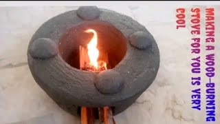 Making A Woodburning Stove For You Is Very Cool  Multifunction wood stove saves firewood [upl. by Oilime]