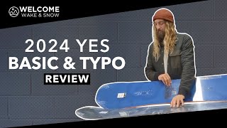 2024 YES Basic amp Typo Snowboards Review  All Around Good Choices [upl. by Jeniece781]