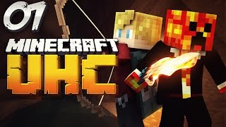 Minecraft YOUTUBER DOUBLE HEALTH UHC  7 Ultra Hard Core w PrestonPlayz amp Lachlan [upl. by Adnirb]