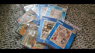 FLOSSTUBE 37 Cross Stitch Samplers by Janlynn seasons [upl. by Yssis]