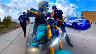 ANGRY amp COOL COPS vs BIKERS  POLICE vs MOTORCYCLE 2023 [upl. by Eniluqaj]