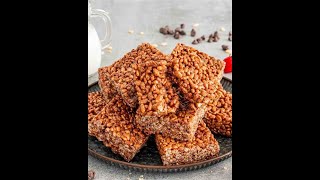 Chocolate rice Krispie treats [upl. by Eelnodnarb]