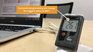 Testo 174 Mini Data Logger Setting Up Guide [upl. by Ahsitruc801]