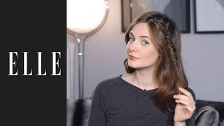 Comment faire une tresse épi ┃ELLE Coiffure [upl. by Handal425]