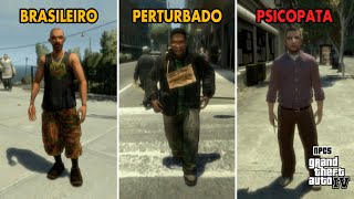 TEM ALGO DE ERRADO COM OS NPCS DE GTA 4  NPC BRASILEIRO [upl. by Wandis]