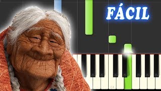 Recuerdame  Coco  FACIL  Piano Tutorial [upl. by Asher]