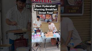 Hyderabad Best Street Food Morning Breakfast viralvideo ytshorts shortsvideo [upl. by Tull]