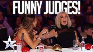 The Judges FUNNIEST Unseen moments  Britains Got Talent [upl. by Irep]