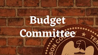 Wilson County Budget Committee  May 21 2024 [upl. by Lenard]