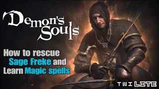 How to rescue Sage Freke and learn Magic  Demons Souls PS5 [upl. by Leinod]